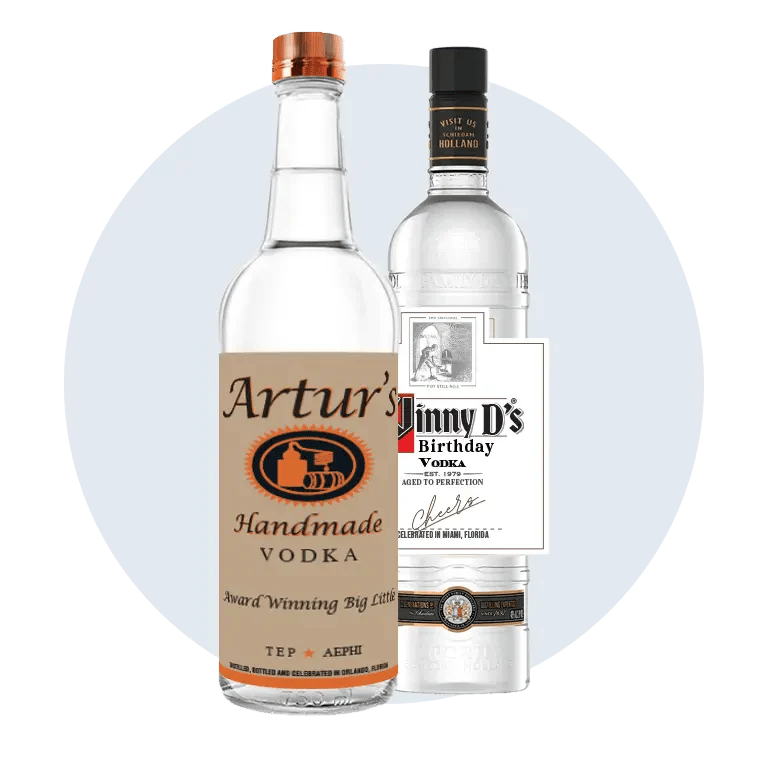 Personalized Vodka Labels